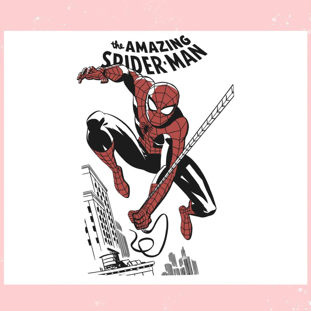Retro 90s Marvel Spider Man Marvel Avengers Spiderman SVG File.jpg