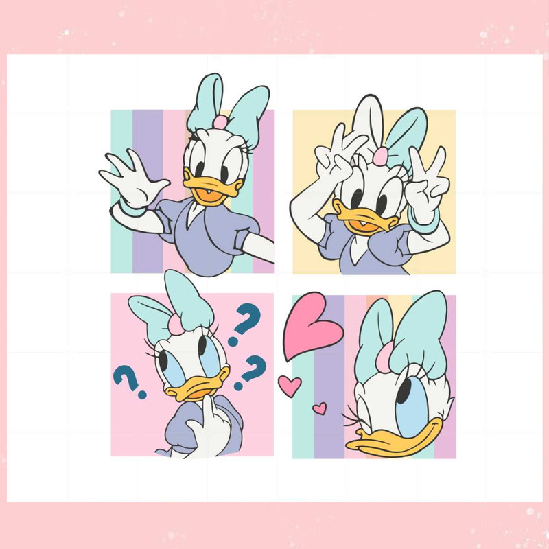 Retro Daisy Duck Disney Girl Trip SVG Graphic Designs Files.jpg