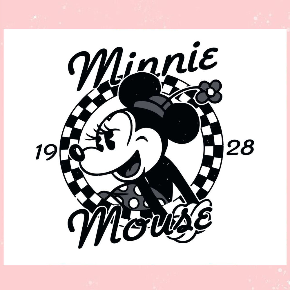 Retro Disney Classic Minnie Mouse 1928 SVG Digital Cricut File.jpg