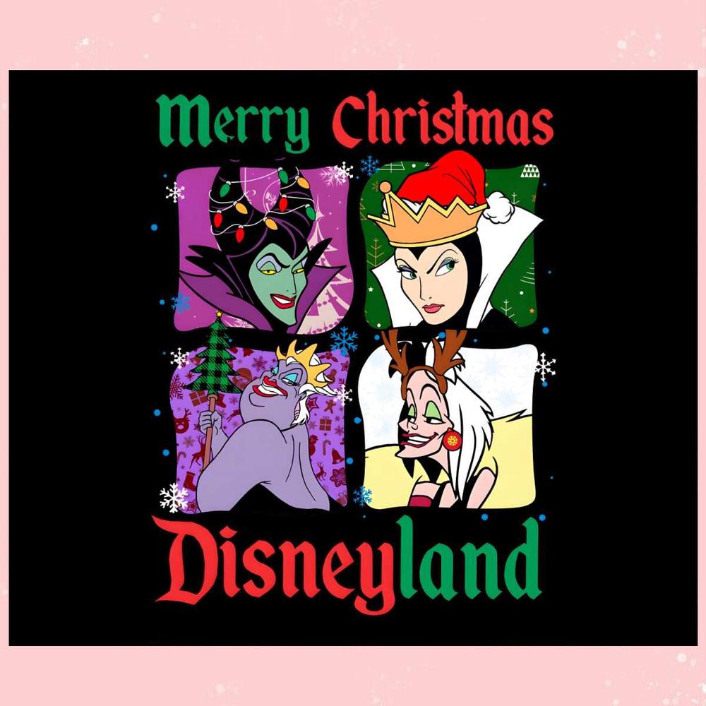 Retro Disney Villains Christmas PNG.jpg