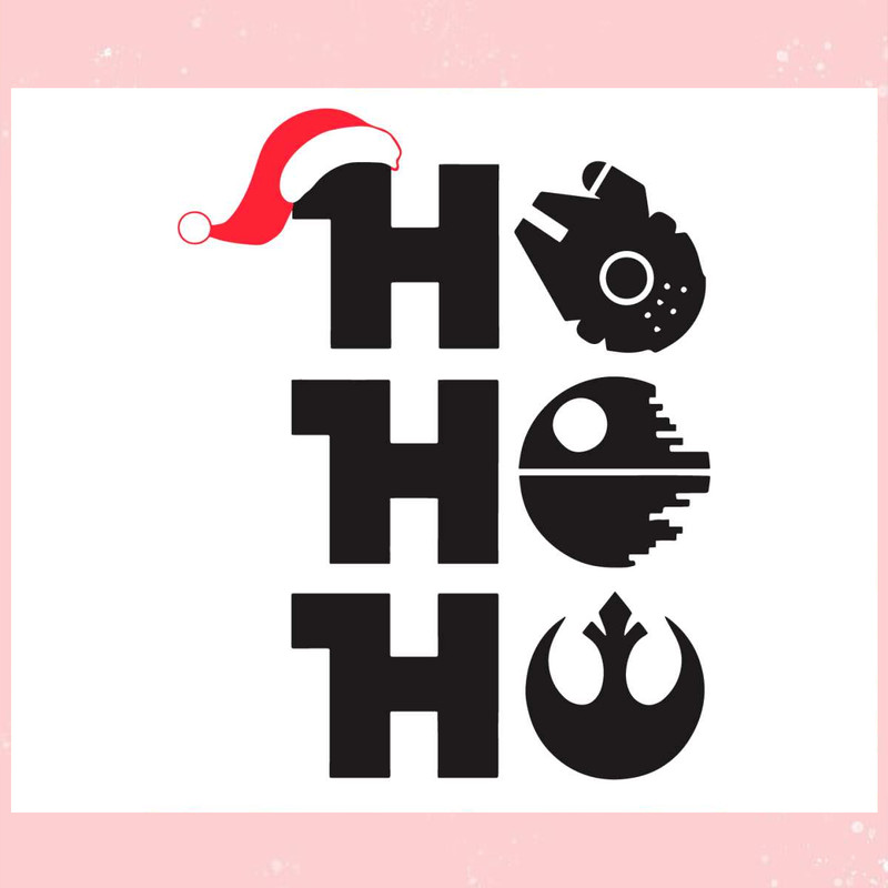 Retro Ho Ho Ho Star Wars Christmas SVG.jpg