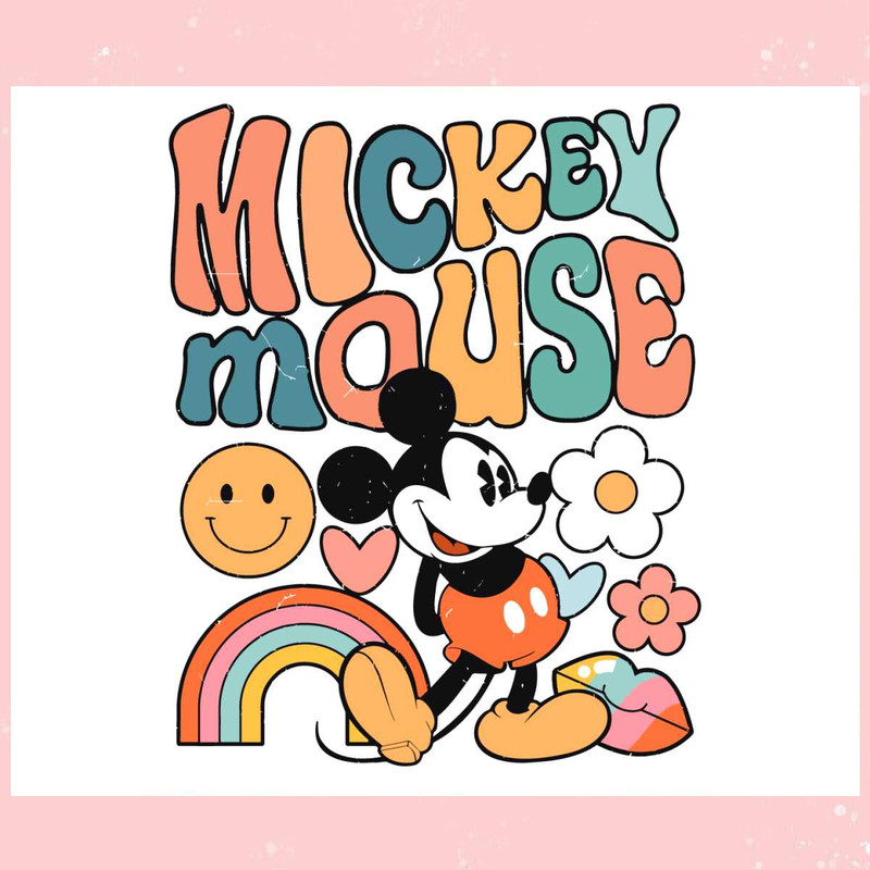 Retro Mickey Disney Classic Mickey Mouse Svg Cutting File.jpg