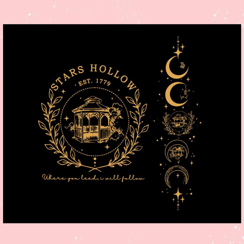 Stars Hollow Est 1779 Where You Lead I Will Follow SVG File.jpg