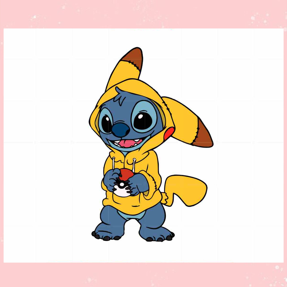 Stitch Pikachu Movie Character SVG Files for Cricut Sublimation Files.jpg