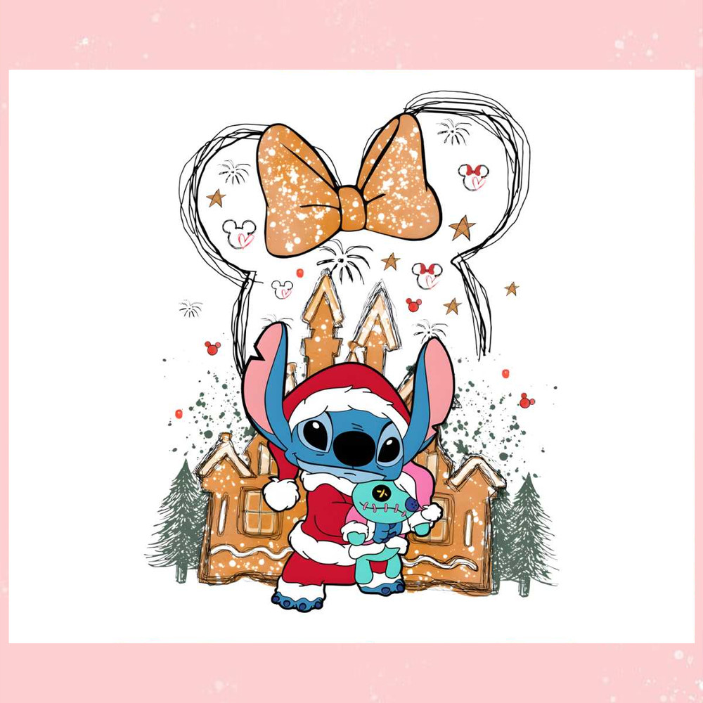 Stitch Santa Christmas Disney Castle PNG.jpg