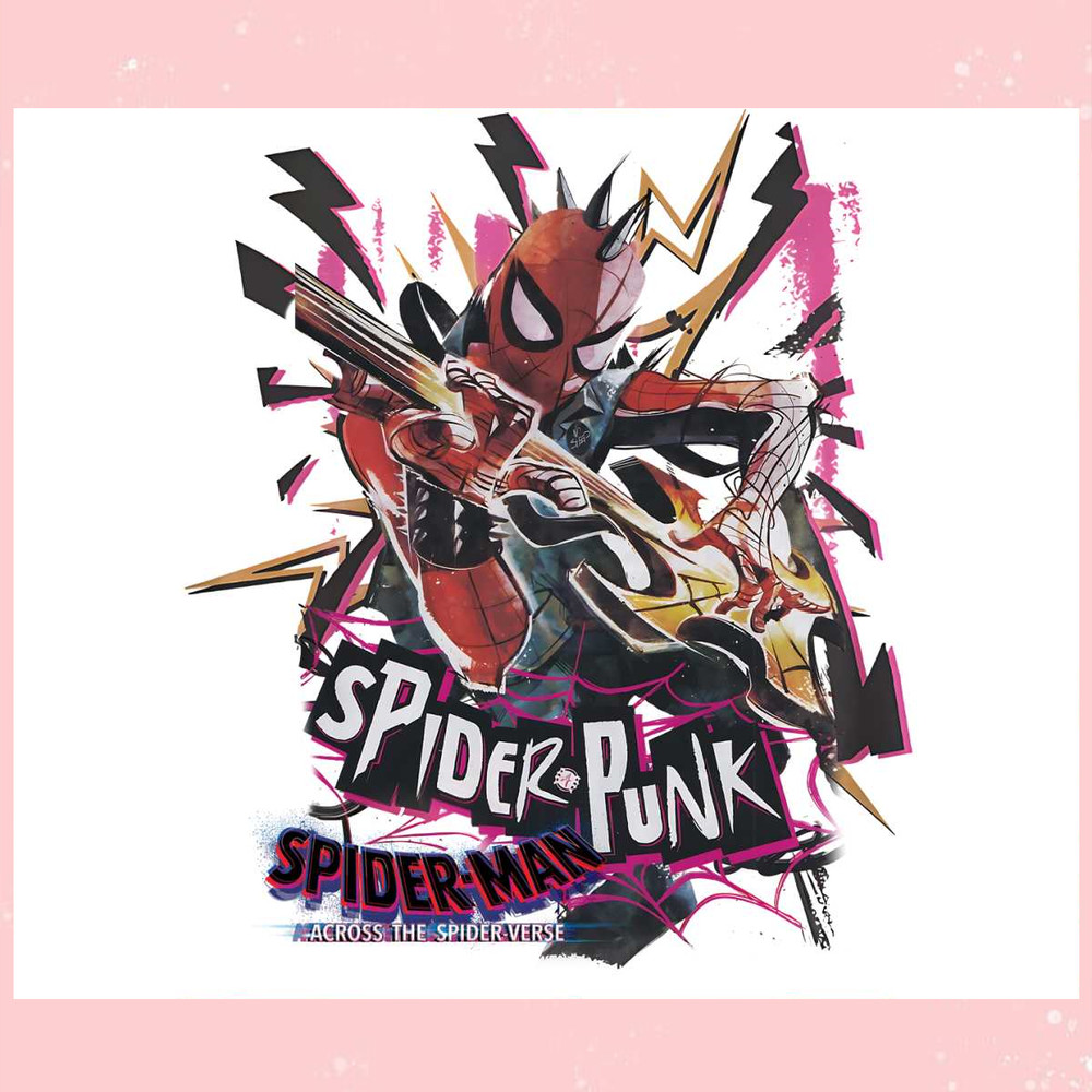 The Amazing Spider Punk Spiderman Comic PNG Sublimation File.jpg