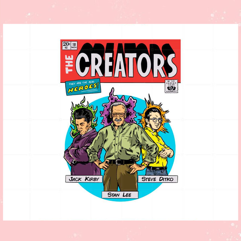 The Creators Marvel Comic Svg Files For Cricut Sublimation Files.jpg