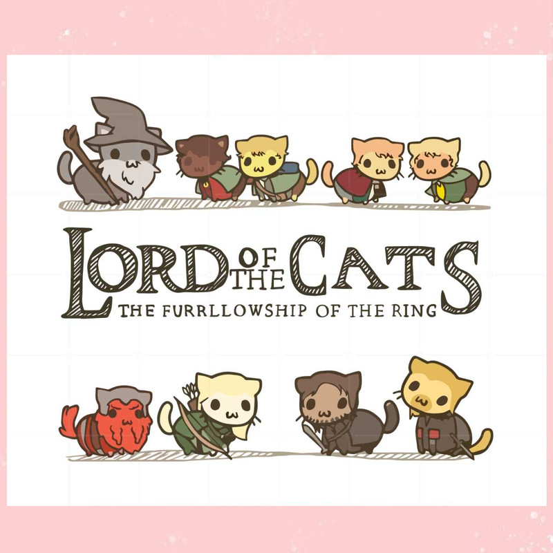 The Furrlowship Of The Ring Svg For Cricut Sublimation Files.jpg