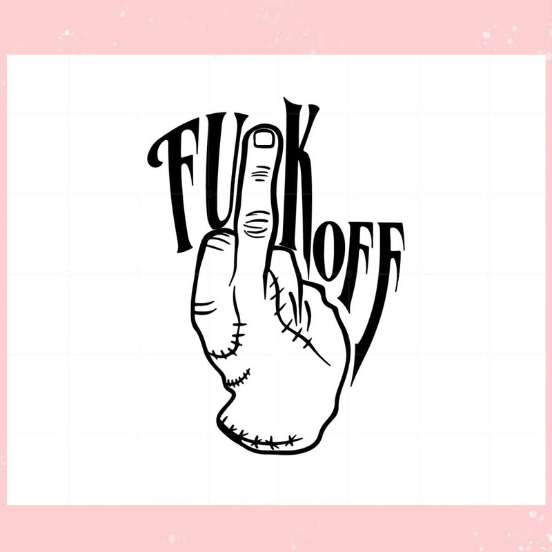 Think Fuck Off Wednesday Addams Svg Graphic Designs Files.jpg