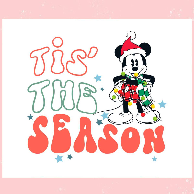 Tis The Season Santa Mickey Mouse SVG.jpg