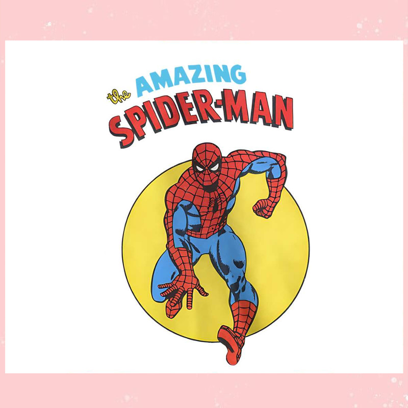 Vintage 90s Marvel The Amazing Spiderman Png Silhouette Files.jpg