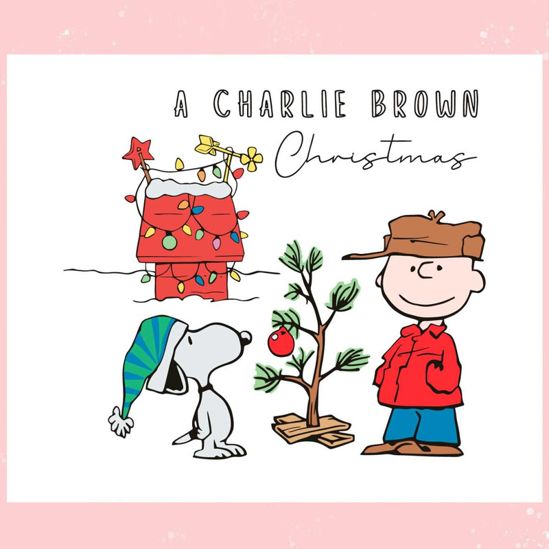 Vintage A Charlie Brown Christmas SVG Cutting Digital File.jpg