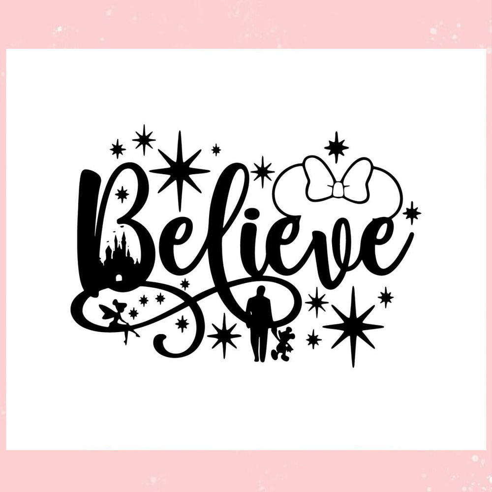 Vintage Believe In Magic Disney SVG.jpg