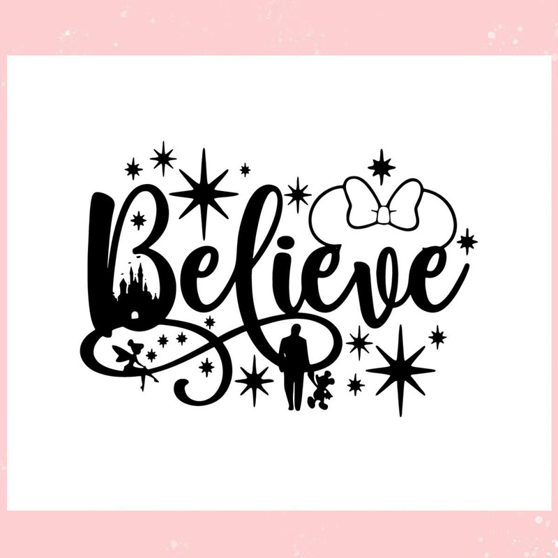 Vintage Believe In Magic Disney SVG.jpg