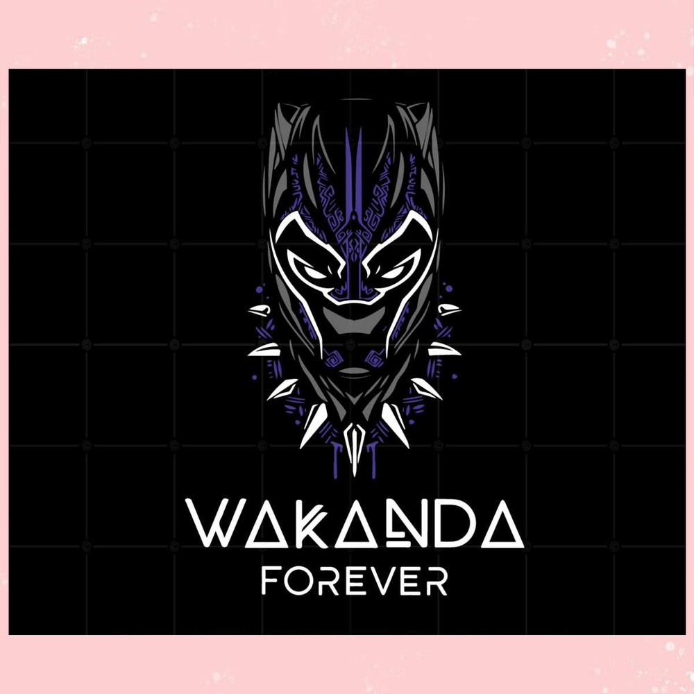 Wakanda Forever Black Panther 2 Svg Graphic Designs Files.jpg