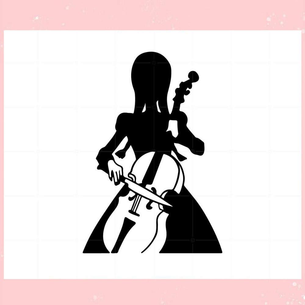 Wednesday Addams Killing Cello Svg Graphic Designs Files.jpg