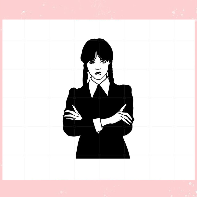 Wednesday Addams The Wednesday Family Movie Svg Cutting Files.jpg