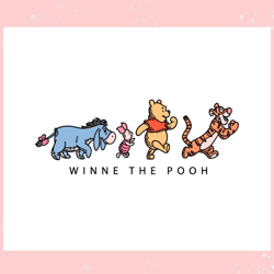 winnie the pooh and friends disney family svg download,disney svg, mickey mouse,princess, movie