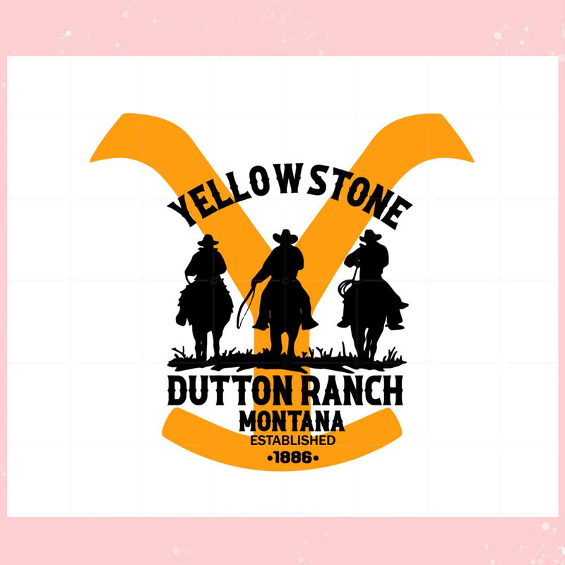 Yellowstone Dutton Ranch Montana Established 1886 Svg.jpg