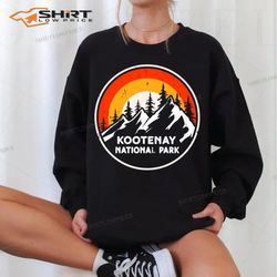kootenay national park canada mountain trees sun camping hiking sweatshirt