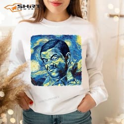 mr bean van gogh style sweatshirt
