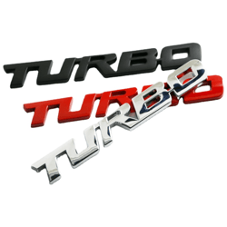 3D Metal TURBO Emblem Badge
