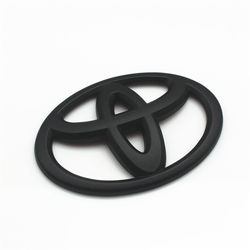Toyota Corolla Steering Wheel Badge Logo In Matte Black