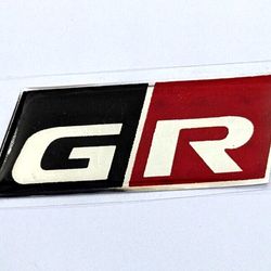 Toyota GR Gazoo Racing Decal Badge Sticker 3D Letter