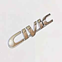 96-00 Honda Civic Rear Emblem Badge JDM USDM Hatchback Sedan Coupe EK 97 98