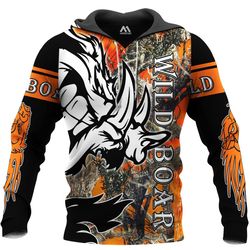 wild boar hunting 3d all over print | unisex | adult | ht5226