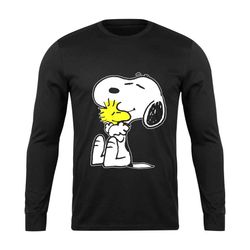 peanuts cartoon happy cute 80s retro long sleeve t-shirt
