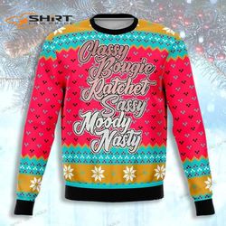 never ratchet funny ugly christmas sweater