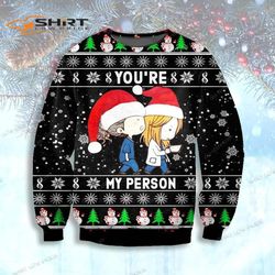 grey is anatomy ugly christmas sweater
