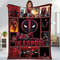 Deadpool Marvel Blanket Deadpool Wade Wilson Blanket Deadpool Avengers Superhero Throw Blanket for Bed Couch Sofa 1.jpg