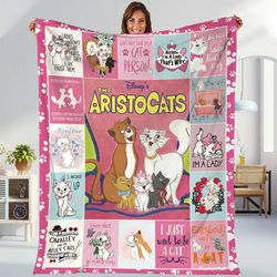 the aristocats movie blanket marie cat berlioz aristocats toulouse fl