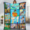 Phineas And Ferb Fleece Blanket  Phineas Ferb Perry the Platypus Blanket  Disneyland Magic Kingdom Throw Blanket for Bed Couch Sofa.jpg