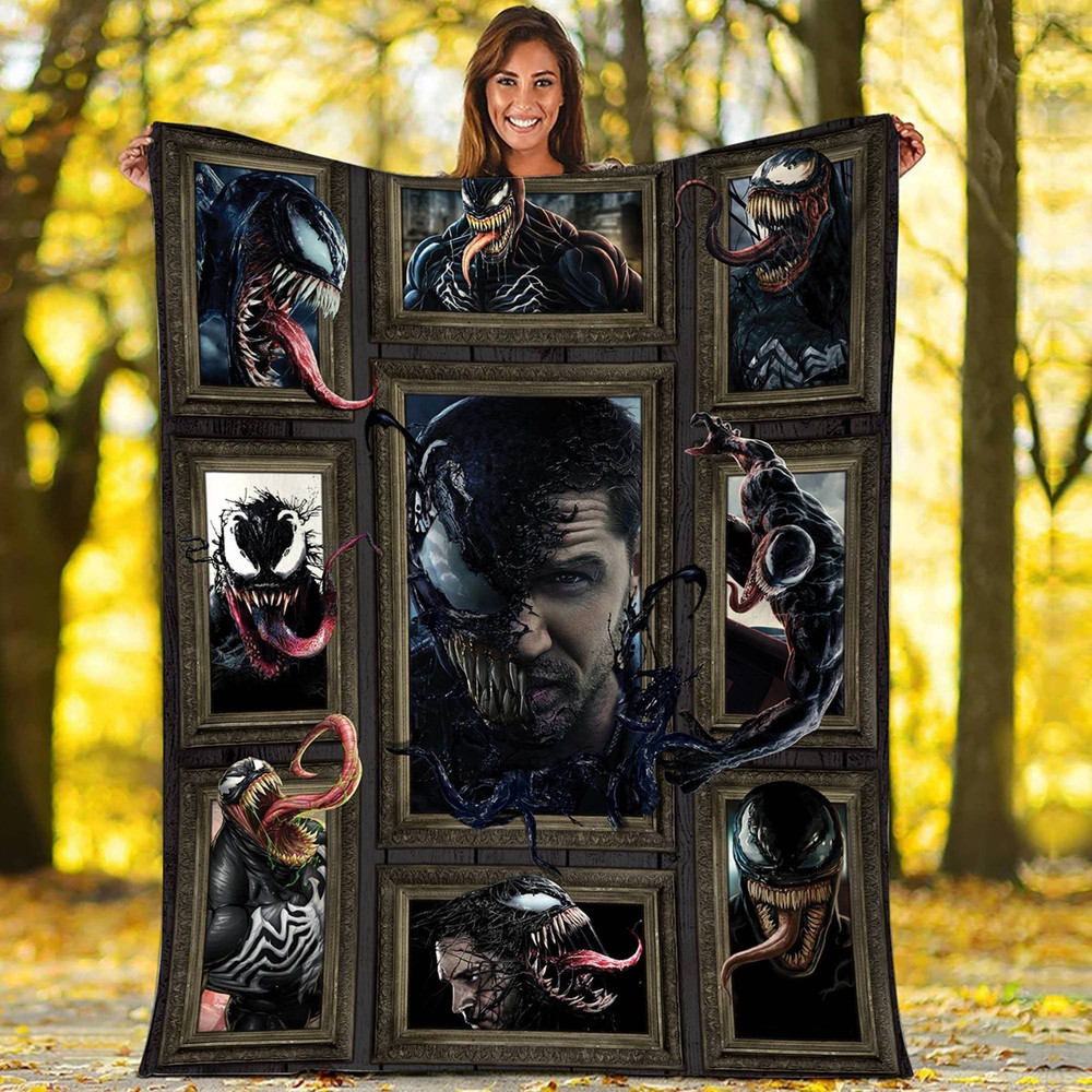 Venom Blanket Venom Fleece Blanket Let There Be Carnage Blanket Spider Man Blanket Superhero Blanket.jpg