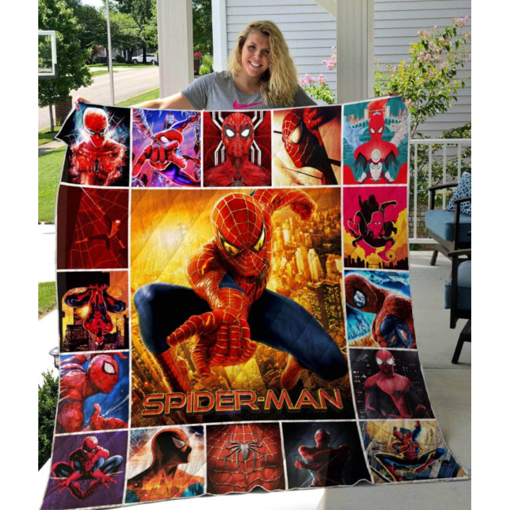 Spiderman Blanket Spider Man Blanket Peter Parker Blanket Avengers Blanket Superhero Blanket Birthday Gift.jpg