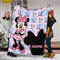 Personalized Name Minnie Blanket , Cute Minnie Fleece Mink Sherpa Blanket, Magic Kingdom Blanket, Custom Name Blanket.jpg