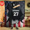 Personalized Name and Number Baseball Blanket Baseball Blanket for Son, Flag American Baseball Blanket Birthday Gift for Baseball Lover.jpg