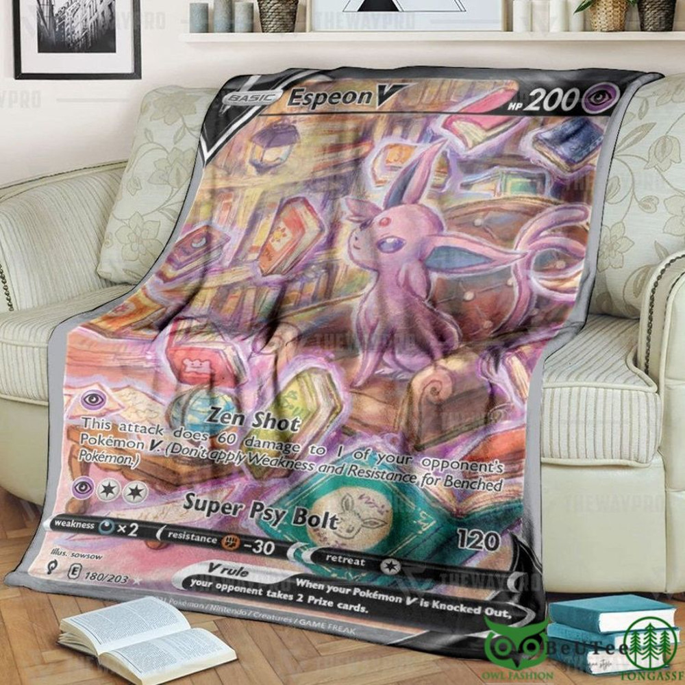 Anime PKM Espeon V Custom Soft Blanket.jpg