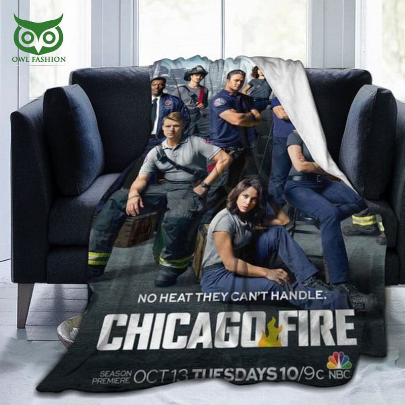 Chicago Fire Movie Season Premiere Fleece Blanket.jpg