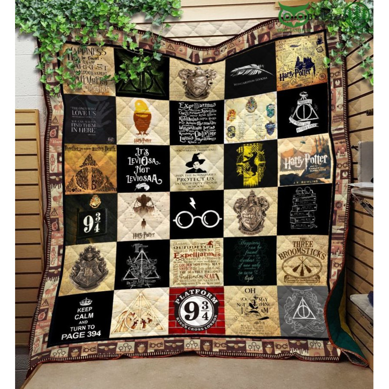 Harry Potter Special Things Spells Quilt Blanket.jpg