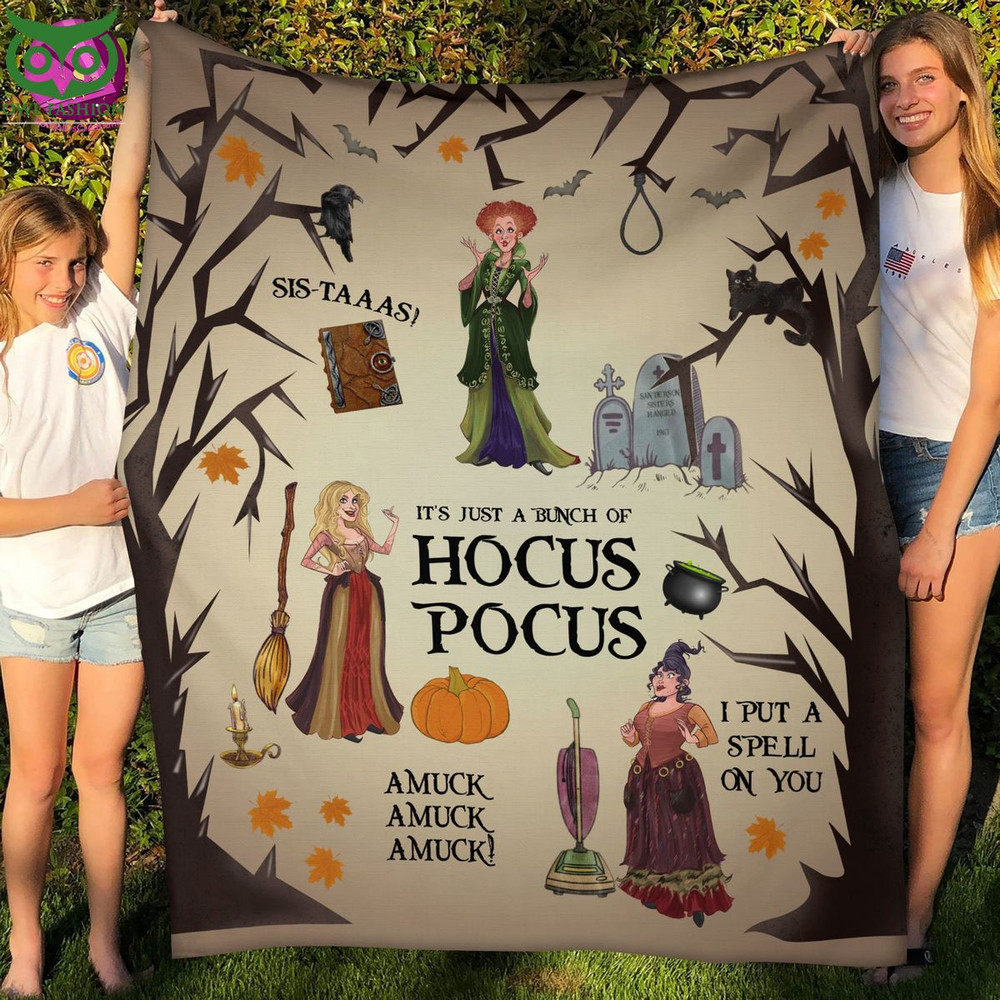 Hocus Pocus Cute Anime Witch Halloween Blanket.jpg