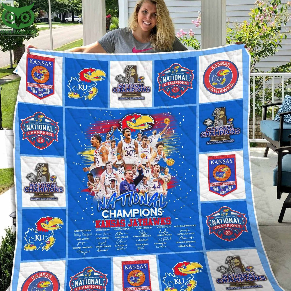 Kansas Jayhawks NCAA Quilt Blanket.jpg