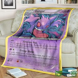 pokemon gengar generations fleece blanket