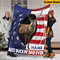 Best Buckin' Dad Ever Blanket, Deer Hunting Blanket, Custom Name American Flag, Daughter Bday Gift, Fleece Mink Sherpa, Home Decor Bedding.jpg