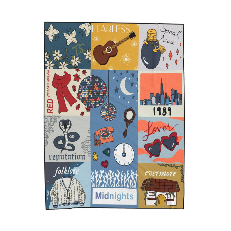 Swiftie Eras Tour Blanket, Taylor 2023 Eras Tour Concert Blanket, Gift for Her, Personalized Gift, Christmas Gift, Taylor merch Xmas 3.jpg
