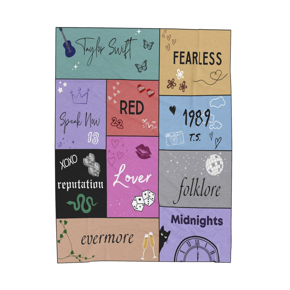 Swiftie Eras Tour Blanket, Taylor 2023 Eras Tour Concert Blanket, Gift for Her, Personalized Gift, Christmas Gift, Taylor merch Xmas 4.jpg