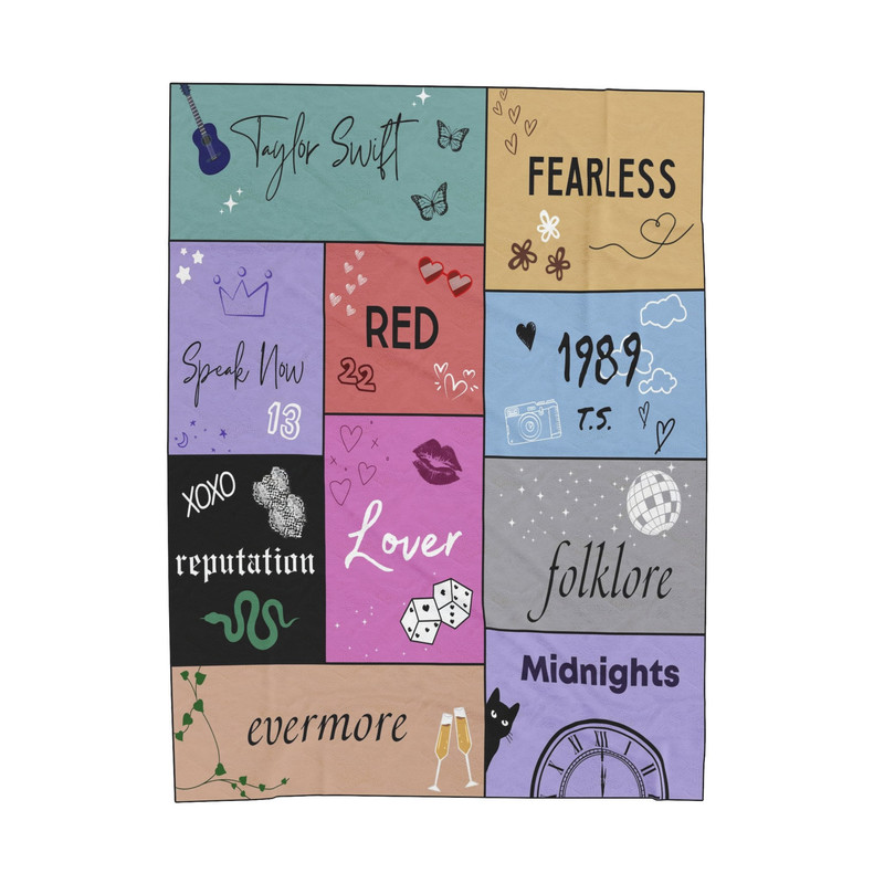 Swiftie Eras Tour Blanket, Taylor 2023 Eras Tour Concert Blanket, Gift for Her, Personalized Gift, Christmas Gift, Taylor merch Xmas 4.jpg